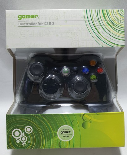 Controller xbox 360 gamer - gamer, nero